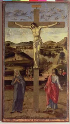 Krisztus keresztre feszítése, kb. 1455